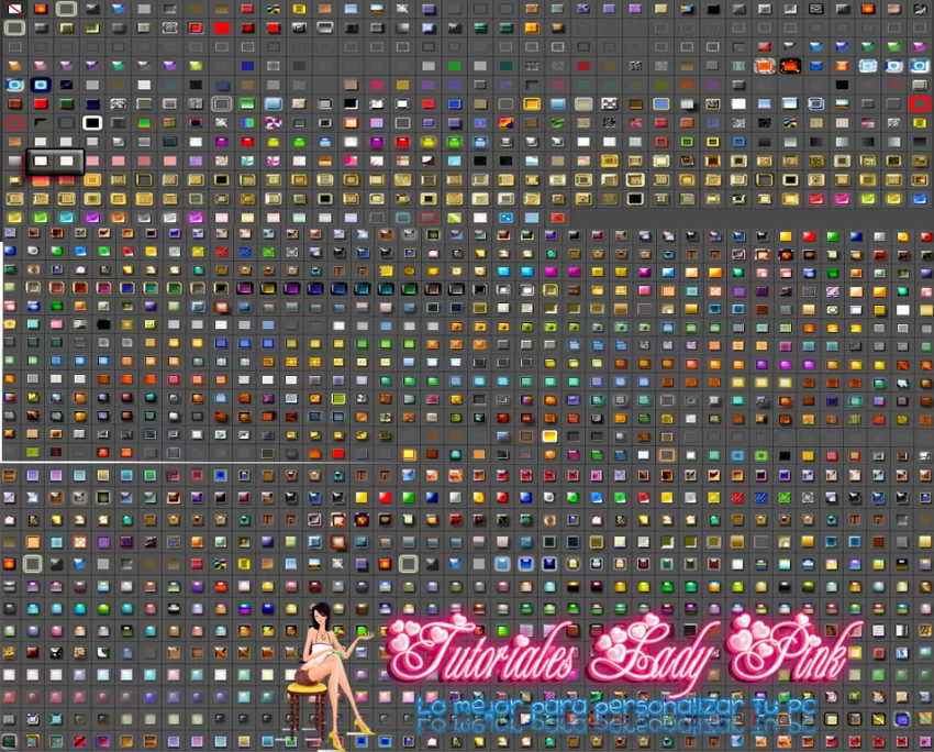 Styles Photoshop  Tutos Lady Pink stilos